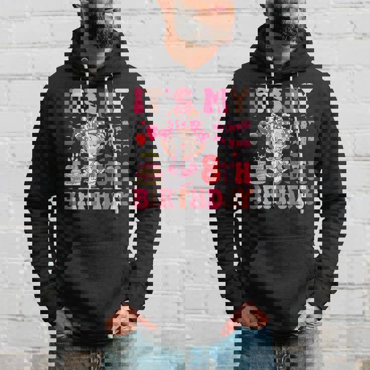 It's My 8Th Birthday Niñas Niños Adolescentes Labubu Bday Sudadera Regalos para él