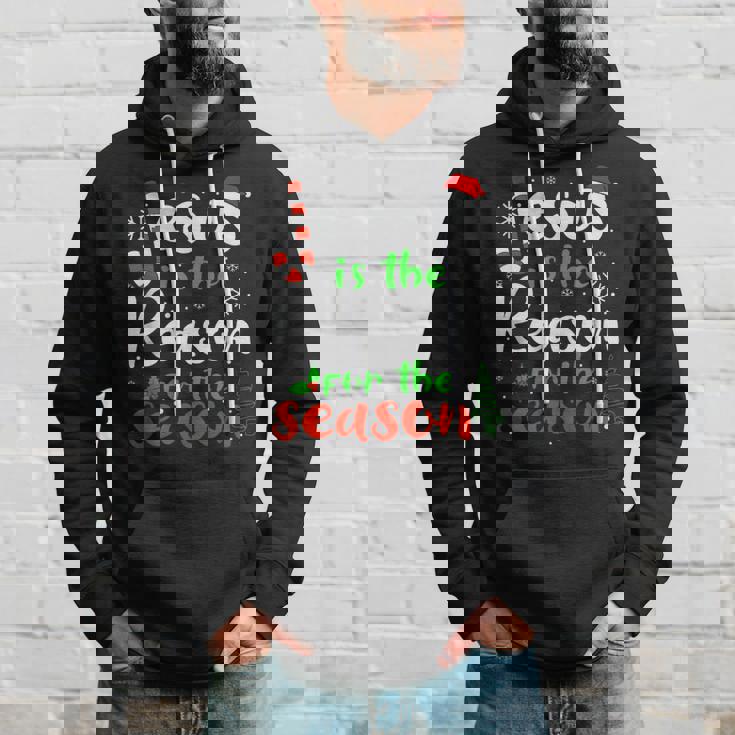 Jesus Is The Reason For Theeason クリスマス 神の信仰 パーカー 彼への贈り物