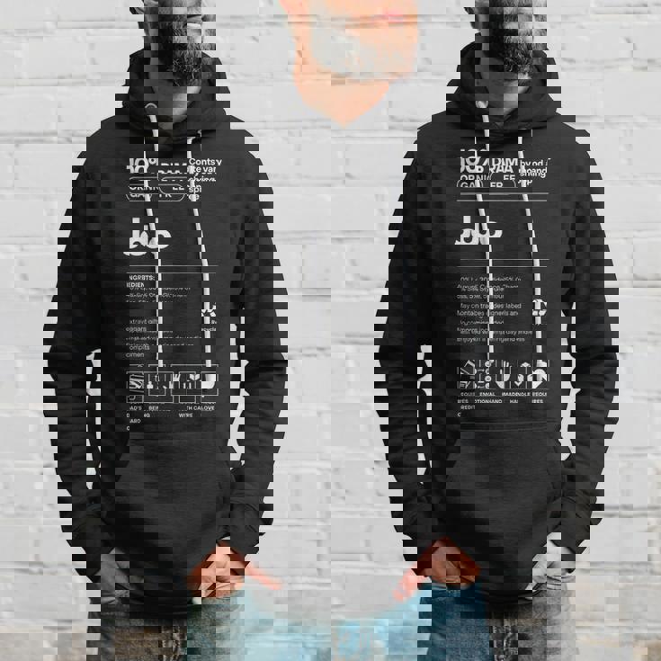 Jojo名札 皮肉な名前 ジョジョの栄養成分 パーカー 彼への贈り物