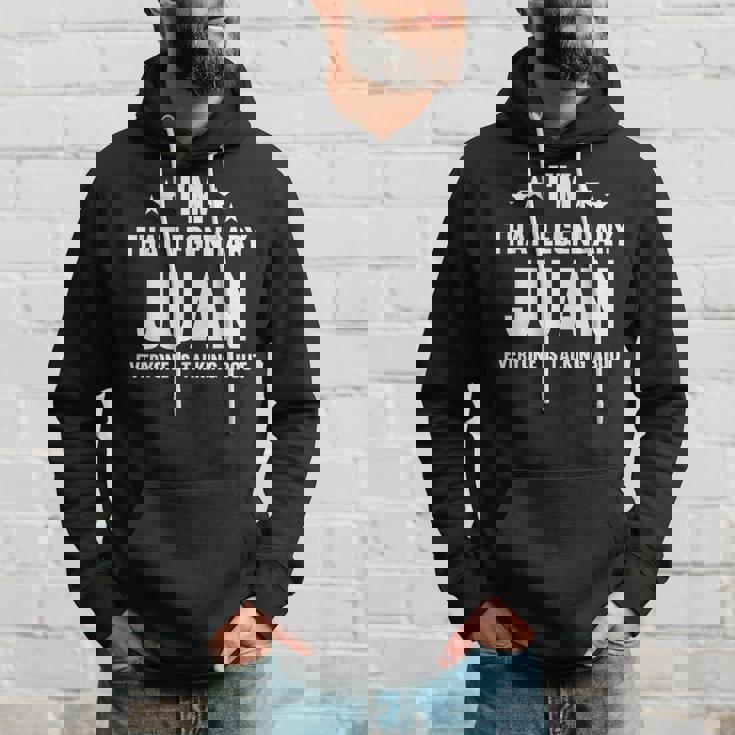 Juan 個人名 I'm That Legendary Juan Juan パーカー 彼への贈り物