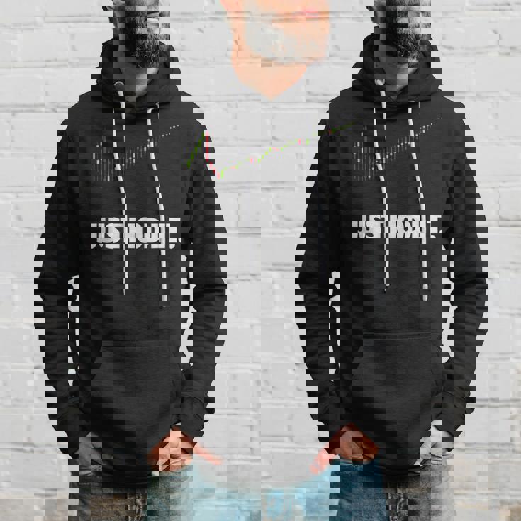 Just Hodl It、クリプトシャツ、暗号通貨、ビットコイン、ドッジ パーカー 彼への贈り物