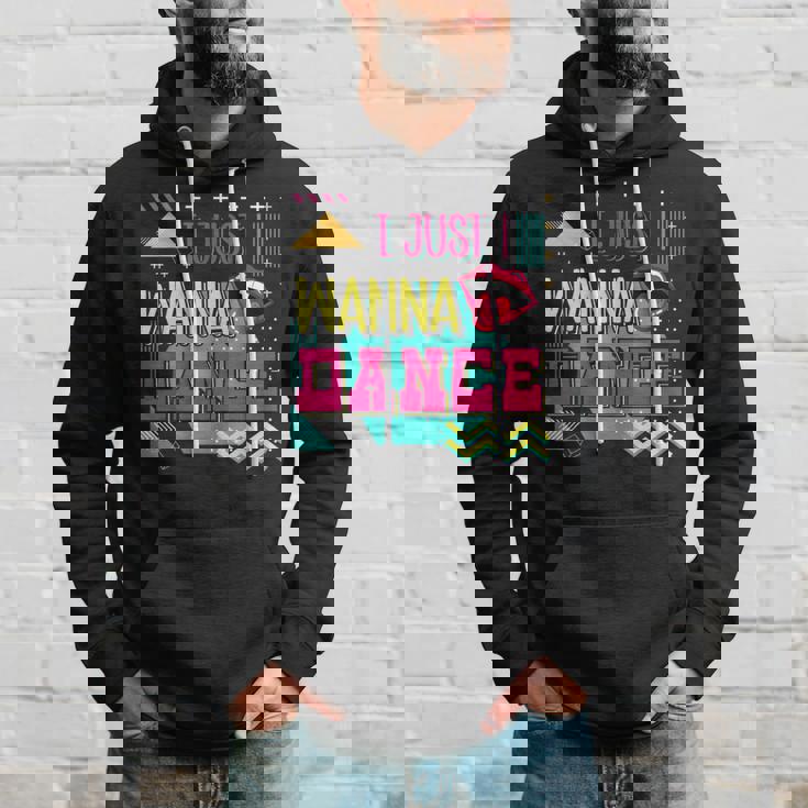 I Just Wanna Dance Lovers ファニーダンシングファン レトロダンサー パーカー 彼への贈り物