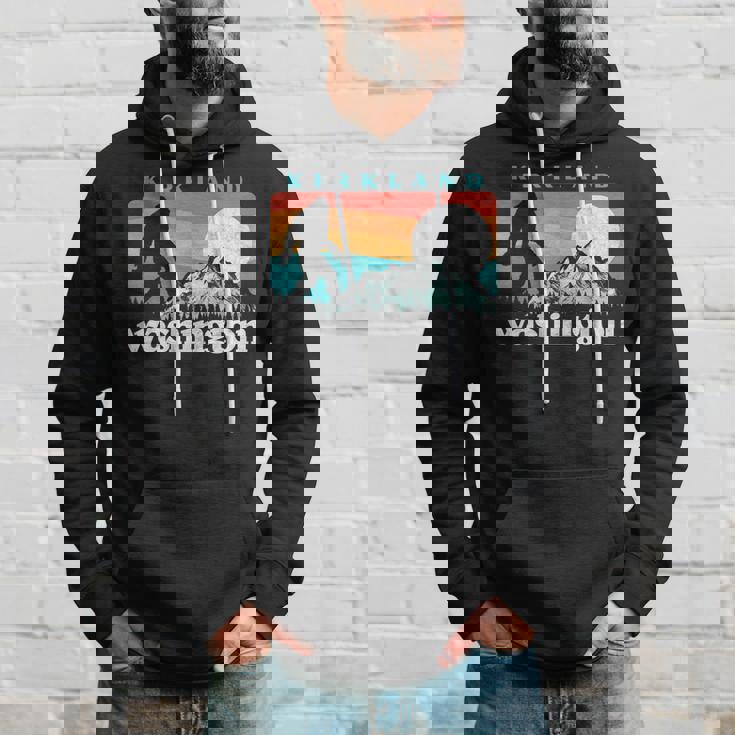 Kirkland Washington Retro 80S Bigfoot パーカー 彼への贈り物