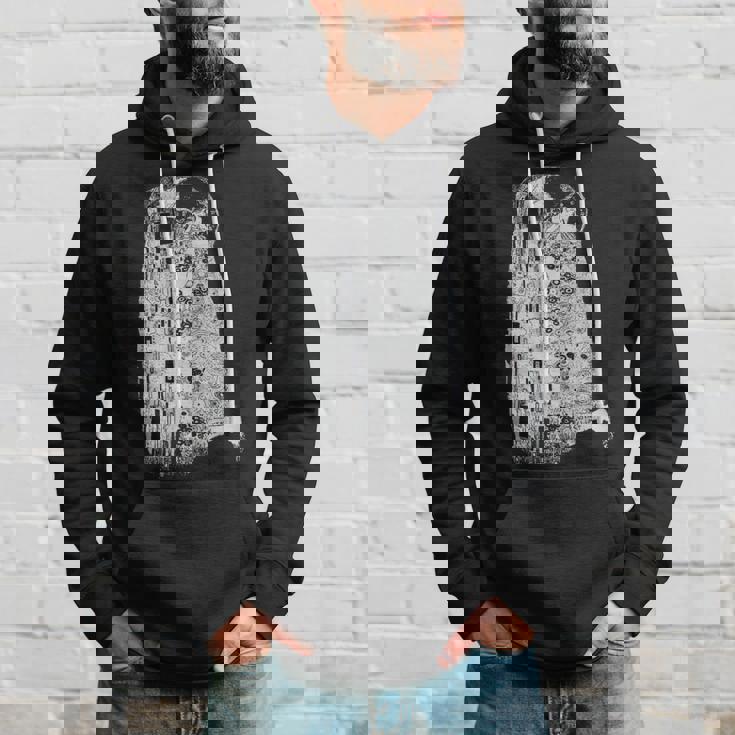 The Kiss グスタフ・クリムト クラシック アールヌーボー グラフィック Freedom パーカー 彼への贈り物