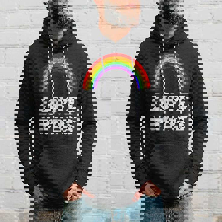 Lgbt フラッグ プライド ポケット レインボー Love Wins パーティー レインボー パーカー 彼への贈り物