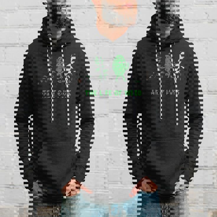 Life Of Weed マリファナ 大麻の引用句 パーカー 彼への贈り物