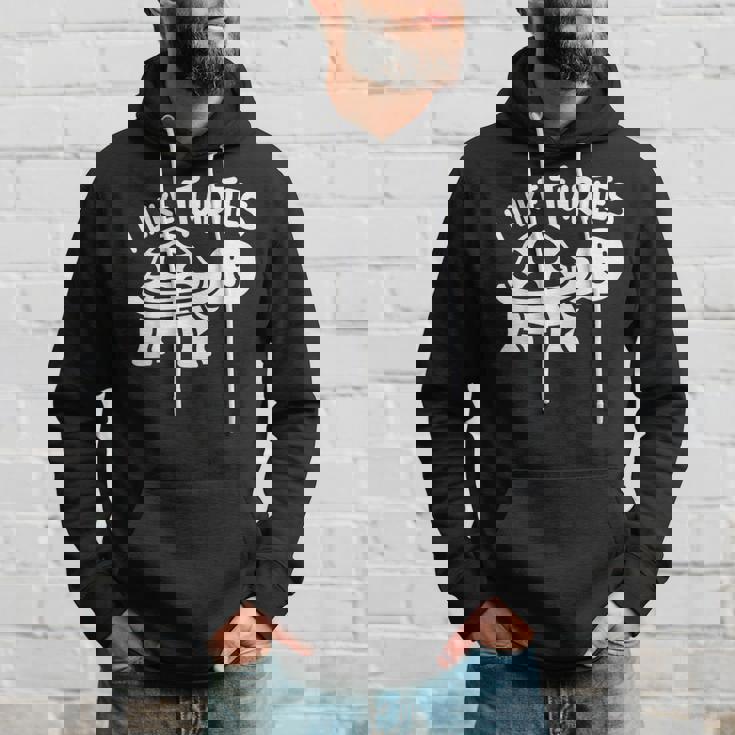 I Like Turtles かわいい 亀 愛 亀 海 動物 好き パーカー 彼への贈り物