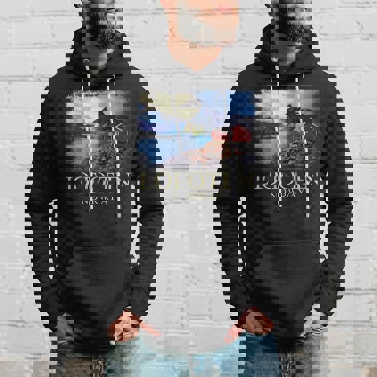 Lofoten ノルウェー キャビン ノルディック フィヨルド ベルゲン オーロラ パーカー 彼への贈り物