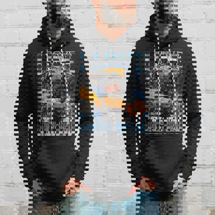 I Love Garlic Bread パーカー 彼への贈り物