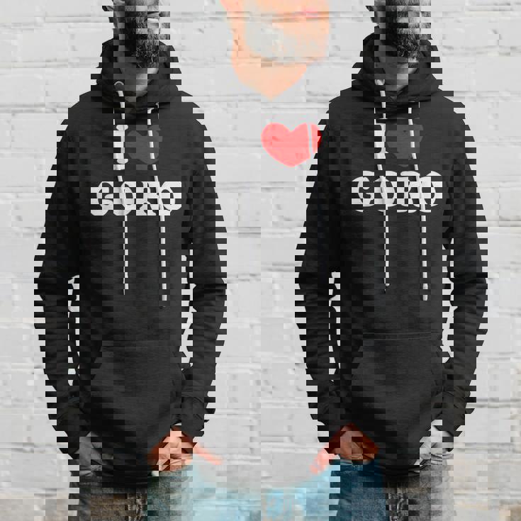 I Love Goro 私は愛する Goro パーカー 彼への贈り物