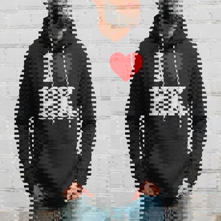 I Love Hk Heart Hong Kong パーカー 彼への贈り物