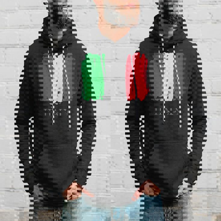 I Love Italy 、クールでキュートなイタリア国旗グラフィックデザイン パーカー 彼への贈り物