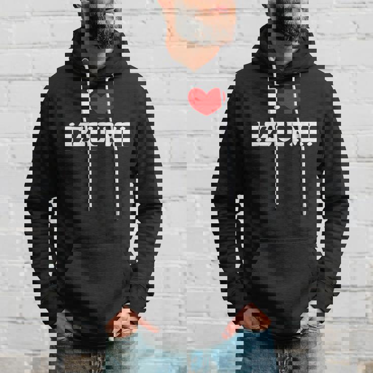 I Love Izumi 私は愛する Izumi パーカー 彼への贈り物