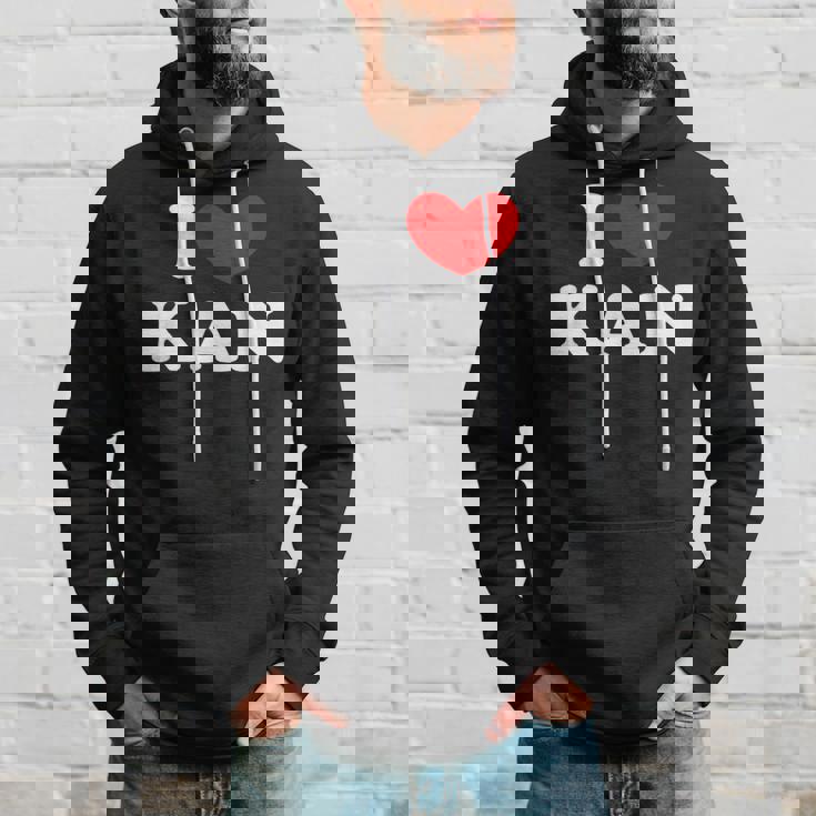 I Love Kan 私は愛する Kan パーカー 彼への贈り物