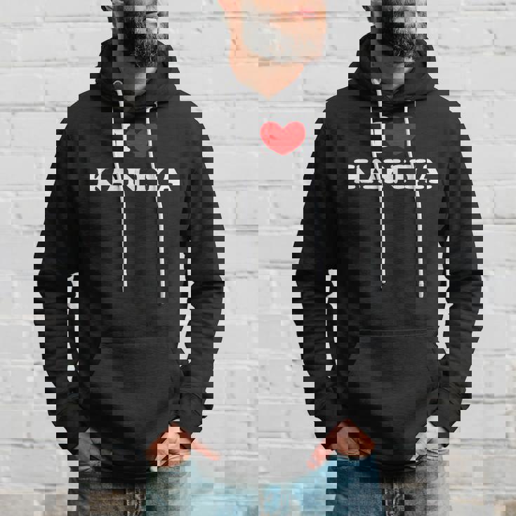 I Love Kaniya 私は愛する Kaniya パーカー 彼への贈り物