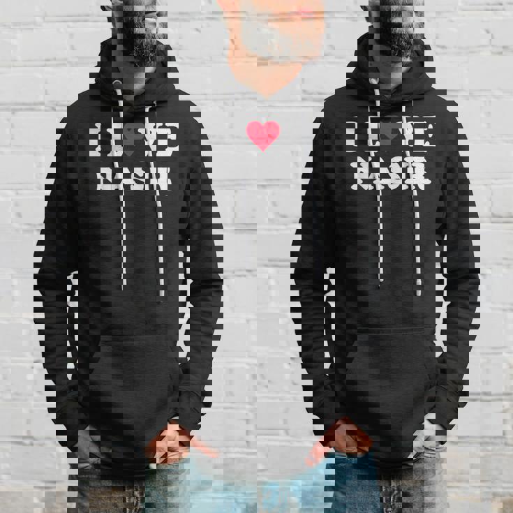 I Love Nasir マッチング ガールフレンド&ボーイフレンド ナシル名 パーカー 彼への贈り物