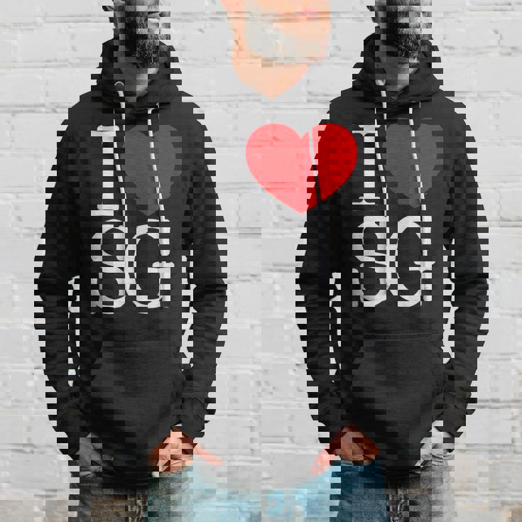 I Love ハートg パーカー 彼への贈り物