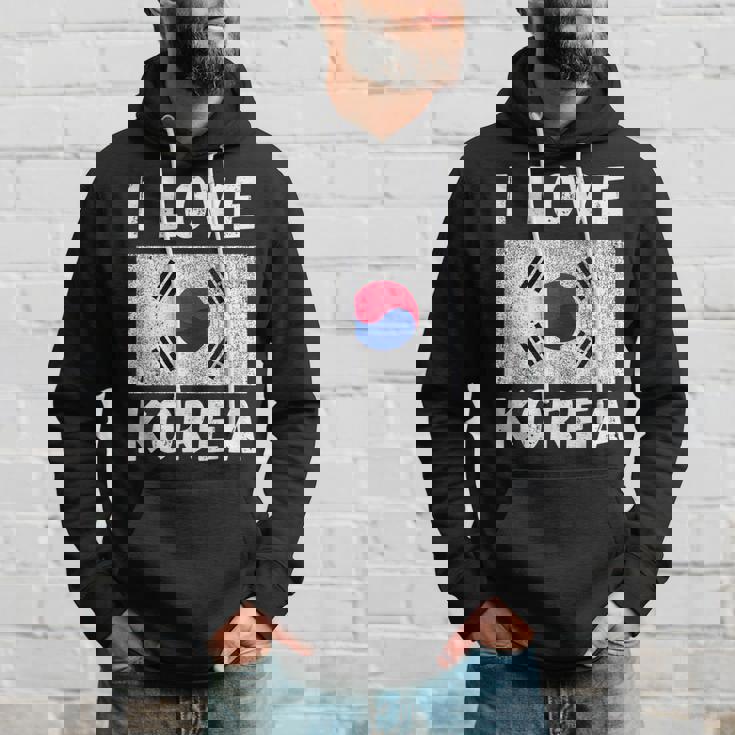 I Love 韓国 韓国 家族 旅行 お土産 パーカー 彼への贈り物