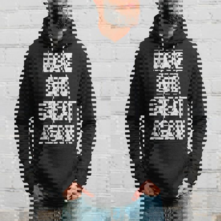 Make Emo Great Again インディーズミュージックエモ パーカー 彼への贈り物