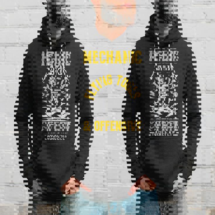 Mechanic Caution Flying Tools 自動車整備士 パーカー 彼への贈り物