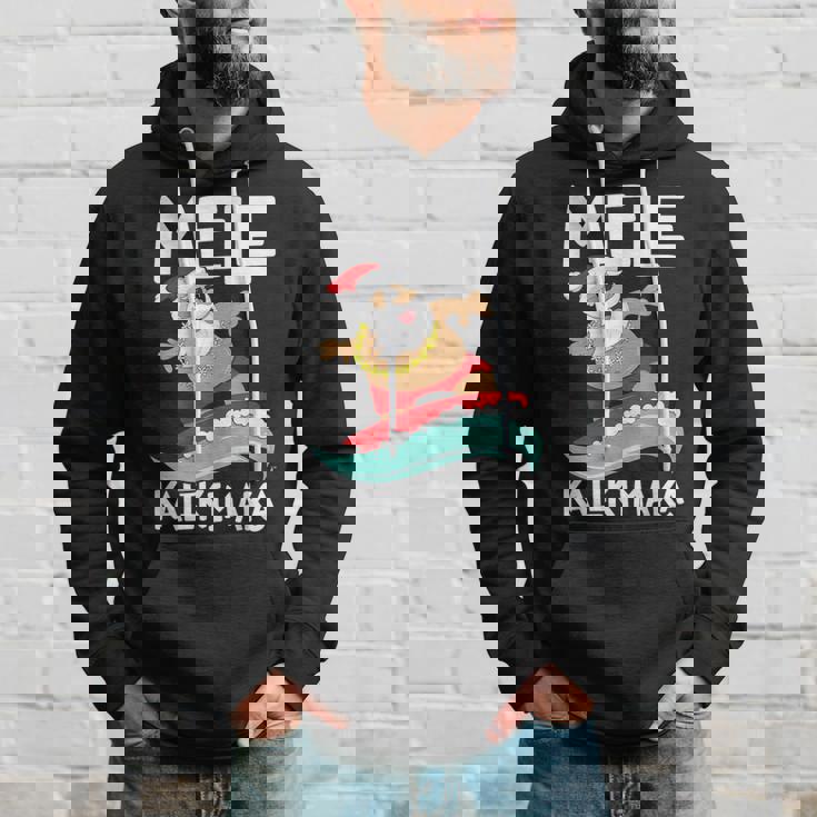 Mele Kalikimaka ハワイアン クリスマス ハワイ サーフィン サンタ パーカー 彼への贈り物