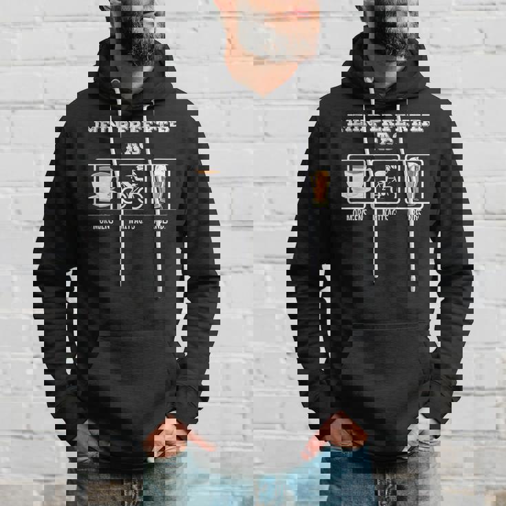 My Perfect Day コーヒー ロードバイク ビール 自転車 パーカー 彼への贈り物