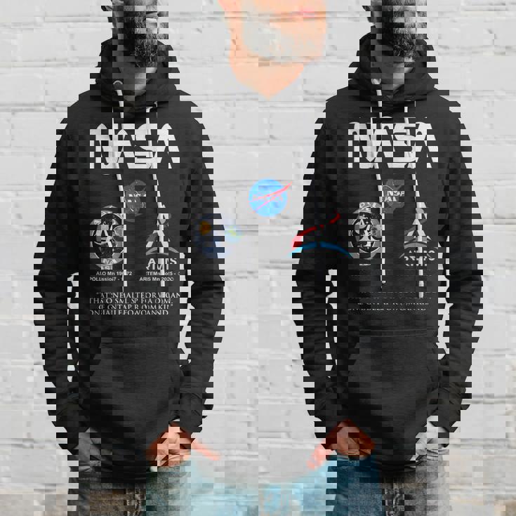 Nasa アポロ アルテミス ミッション ワーム バッジ ロゴ パーカー 彼への贈り物