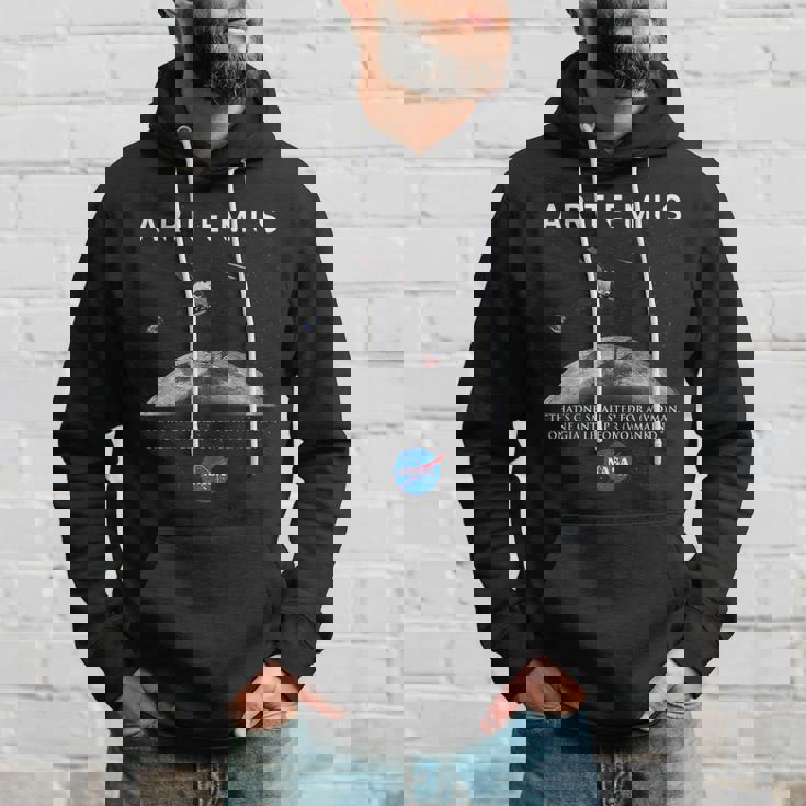 Nasa アルテミス オリオン ムーン インシグニア ミートボール ロゴ パーカー 彼への贈り物