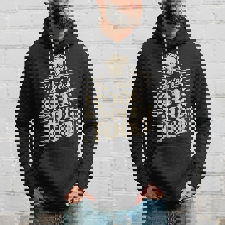 Be Nice I Cook Your Food クッキング クック シェフ 料理 面白い パーカー 彼への贈り物