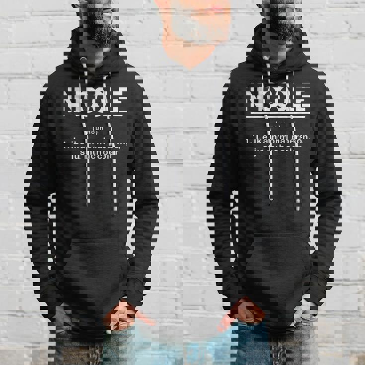 Nicole Definition ファニーファーストネーム ユーモアニックネーム ユニーク パーカー 彼への贈り物