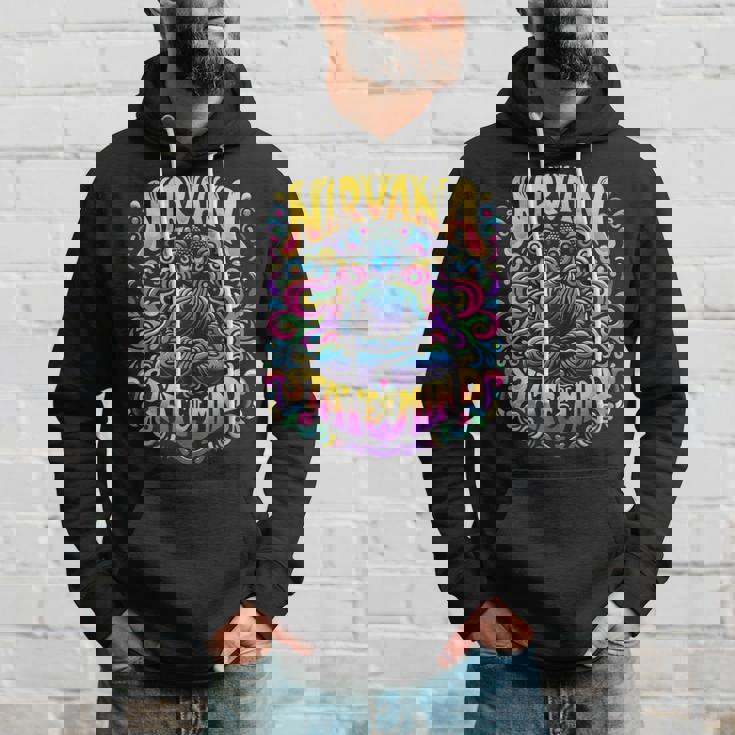 Nirvanatate Of Mind 瞑想 面白いグラフィックtシャツ パーカー 彼への贈り物