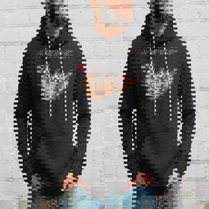 No Cat No Life サビ猫ver 猫好き かわいい パーカー 彼への贈り物