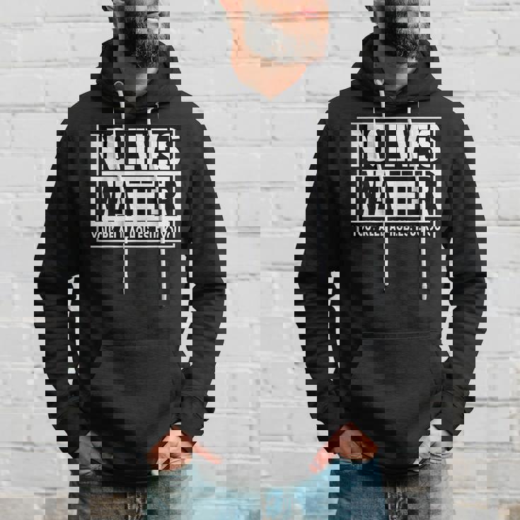 No Lives Matter 面白い 反社会的 内向的 皮肉 パーカー 彼への贈り物