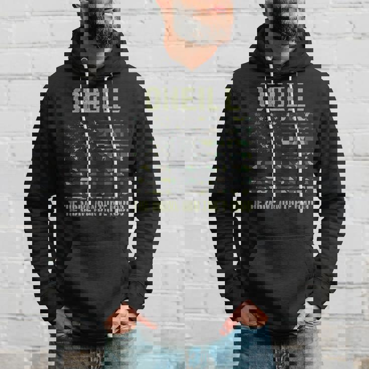 Oneill 姓 姓 迷彩 アメリカ国旗 パーカー 彼への贈り物