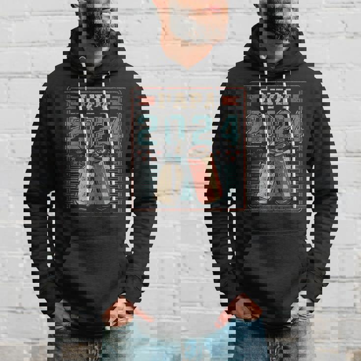 Papa 2024 初めてのパパ 父の日 新しい父親の父性 パーカー 彼への贈り物