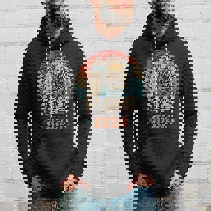 Papa 2024 年のパパ 初めての父の日 若いパパ 新しいパパ パーカー 彼への贈り物