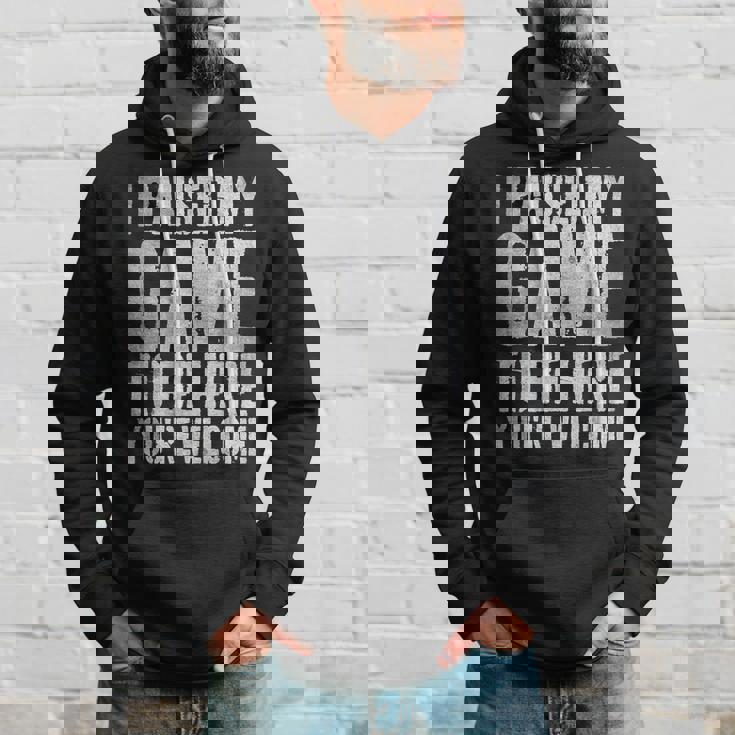 I Paused My Game To Be Here You're Welcome パーカー 彼への贈り物