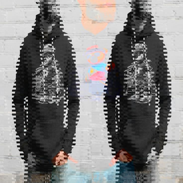 Philippines フィリピン ジプニー テディベア フィリピンの国旗 パーカー 彼への贈り物