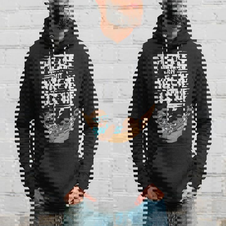 Please Don’T Make Me Dotuff Lazy Humor パーカー 彼への贈り物