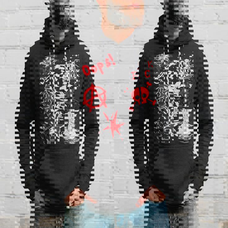 Punk's Not Dead ブラック&レッド パーカー 彼への贈り物