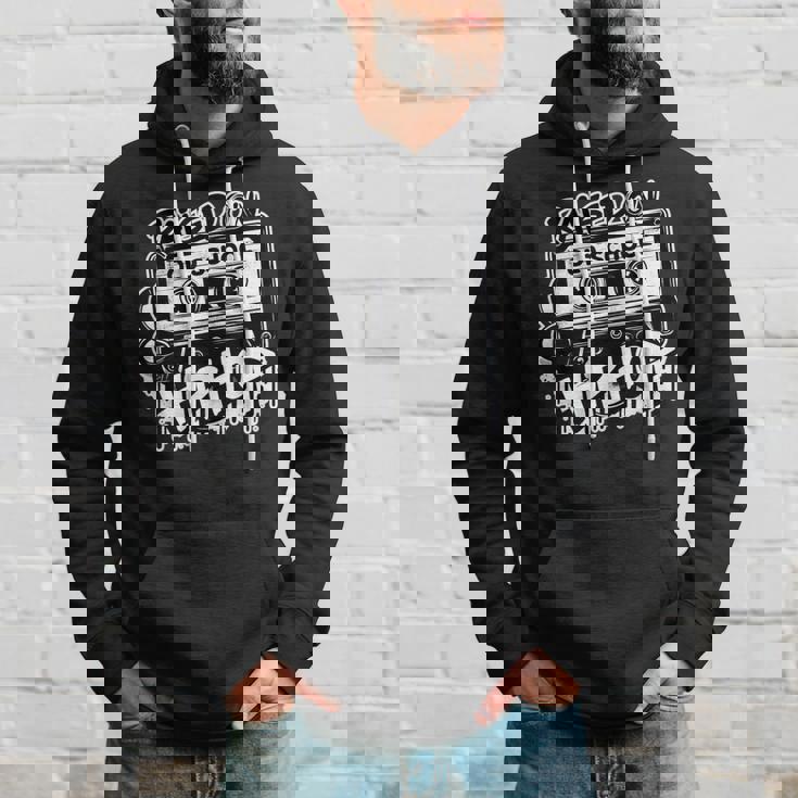 Raised On Oldchool Hip Hop レトロ ラップ カセット 80 90 パーカー 彼への贈り物