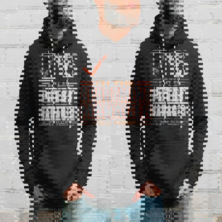 Retro Profession I'm The Apartment Manager パーカー 彼への贈り物