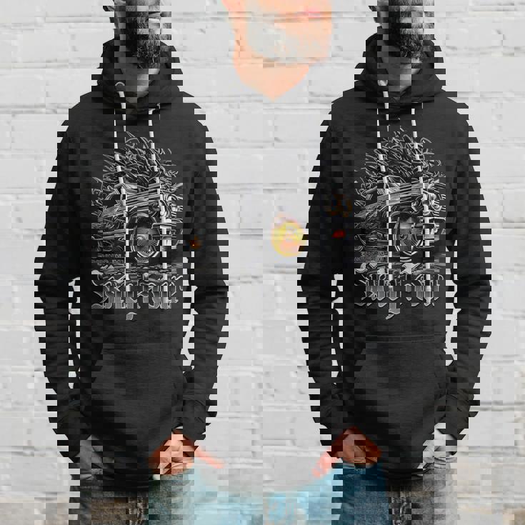 Riding In My 64 クラシック ローライダー シャツ チカーノ アート ローライダー パーカー 彼への贈り物