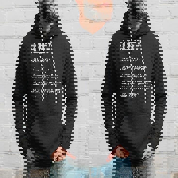 Rusty ネームシャツ パーカー 彼への贈り物