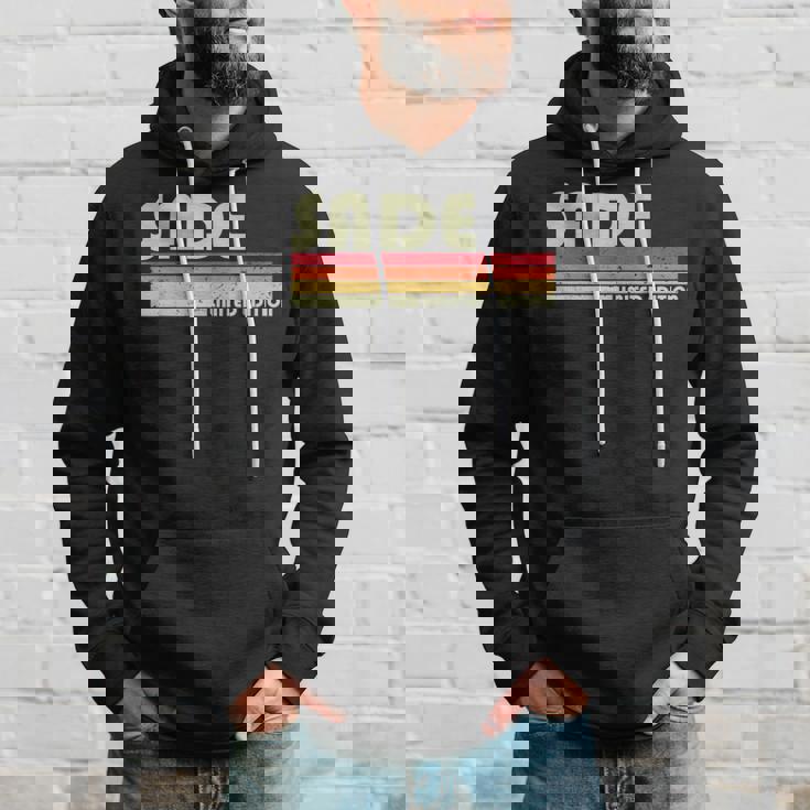 Sade 名前入り レトロヴィンテージ 80年代 90年代 誕生日 パーカー 彼への贈り物