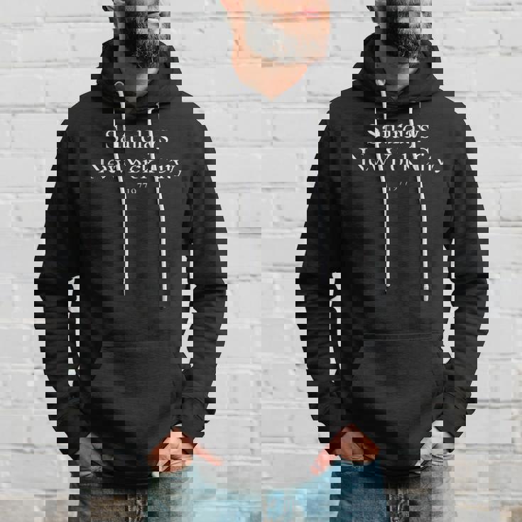 Saturdays New York City 1977 ブラック&ホワイト パーカー 彼への贈り物