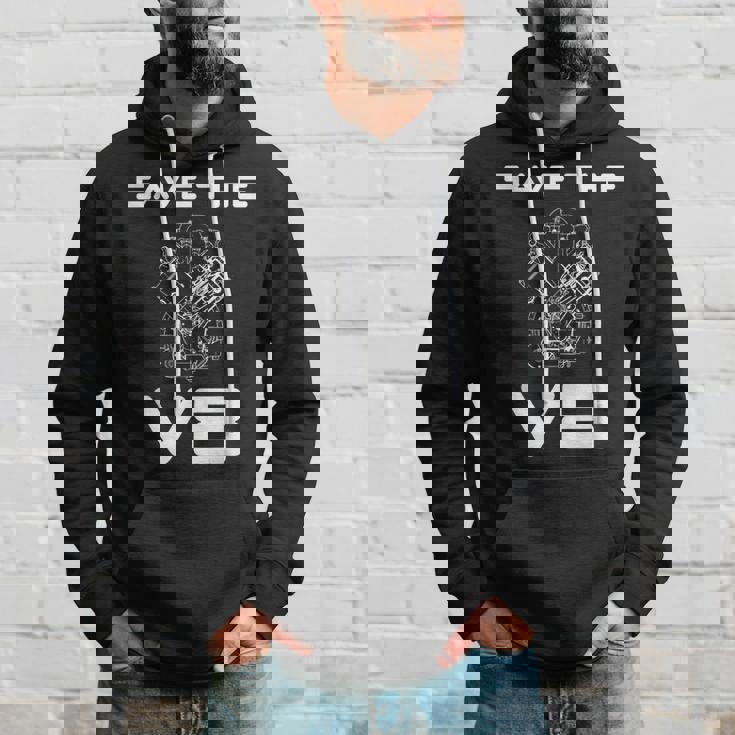 Save The8 カスタムカー マッスルカー クラシックカー オーナーメカニック パーカー 彼への贈り物