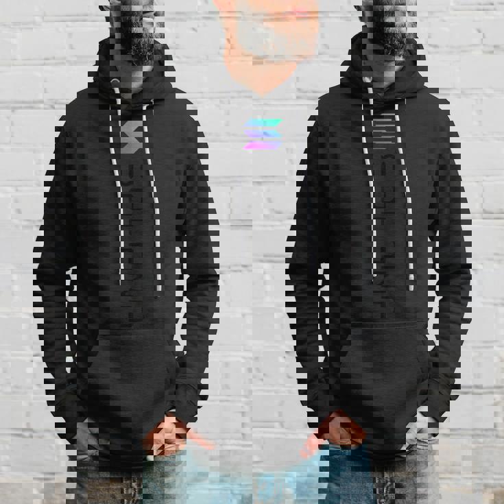 Solanaolロゴ暗号ブロックチェーン パーカー 彼への贈り物