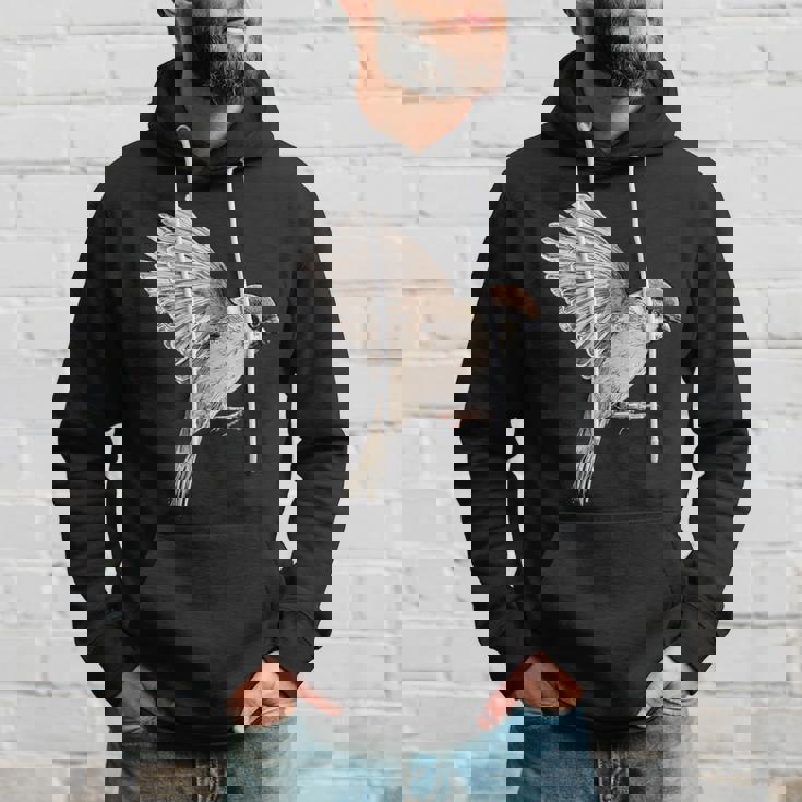 Sparrow-Spring-スズメ-春-自由-鳥-動物 パーカー 彼への贈り物