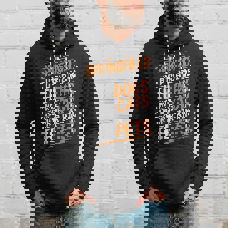 Springfieldでは、They Eating The Cats The Dogs The Pet パーカー 彼への贈り物